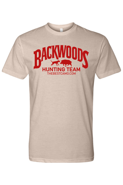 backwoods hunting team red print - Hog Hunting Shirt