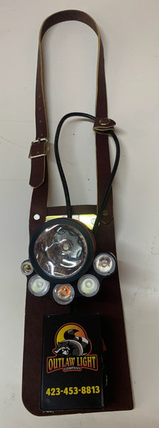 Outlaw Original Ace Pro Light on Leather Sling (One Walk Light with 3 Colors)