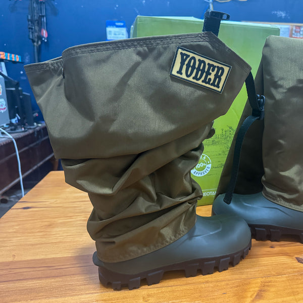 Bekina Boots with Yoder Super Chaps - Size 9 | Standard Sized Chaps - CLEARANCE (NEW)