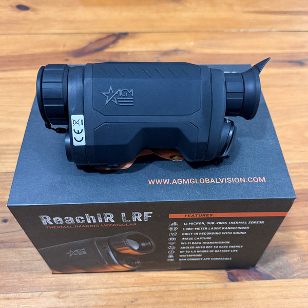 CLEARANCE - AGM Reach IR LRF 35-640 Thermal Monocular (Demo)