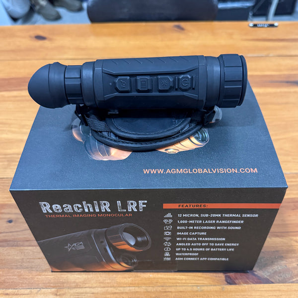 CLEARANCE - AGM Reach IR LRF 35-640 Thermal Monocular (Demo)