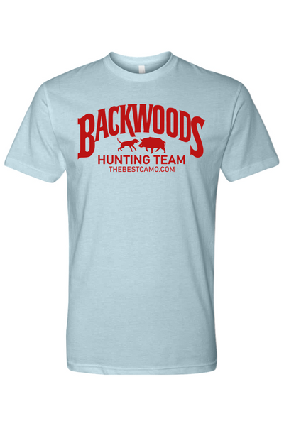 backwoods hunting team red print - Hog Hunting Shirt