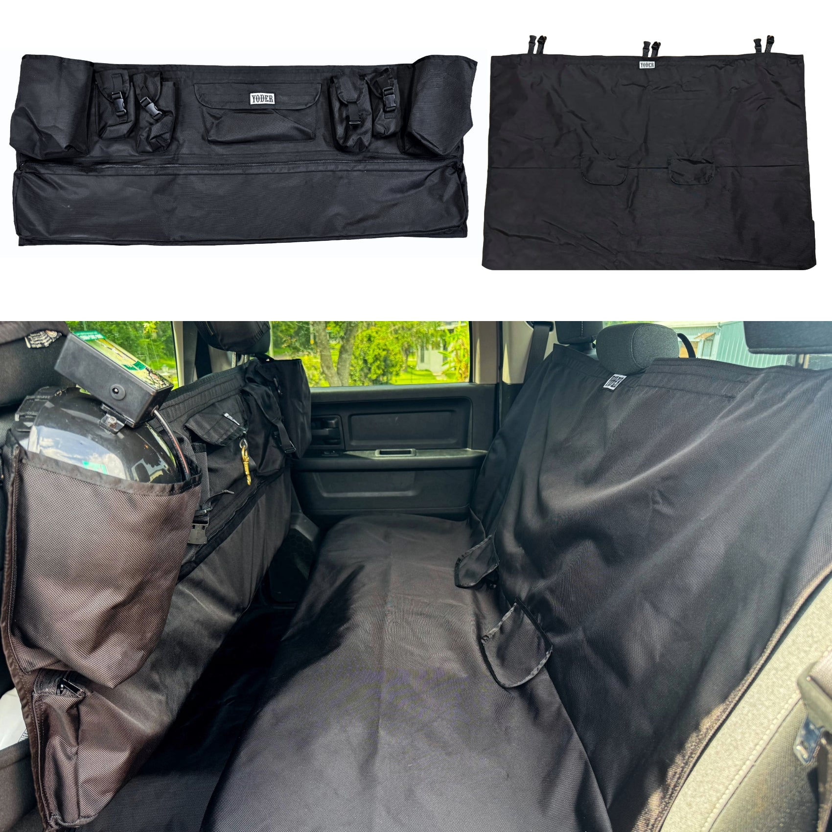Yoder Backseat Bundle (Organizer & Seat Cover)