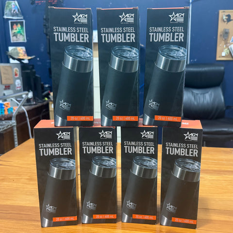 AGM Stainless Steel 20oz Tumbler- CLEARANCE