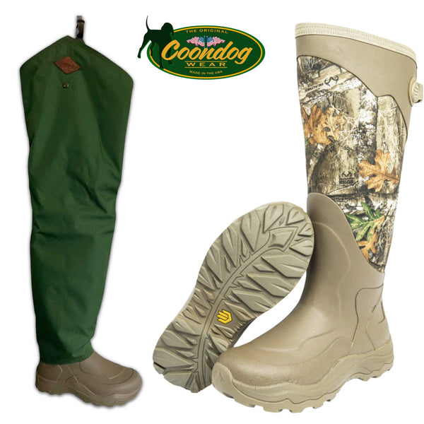 Coondog Wear Lacrosse Alpha Agility Boot with Forest Legs