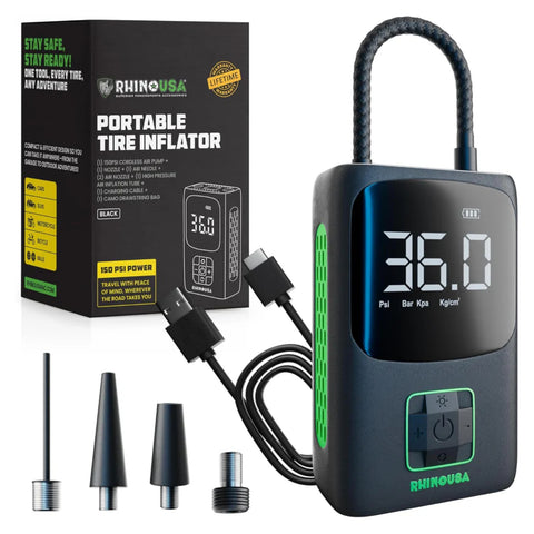 Rhino USA 150 PSI Portable Tire Inflator